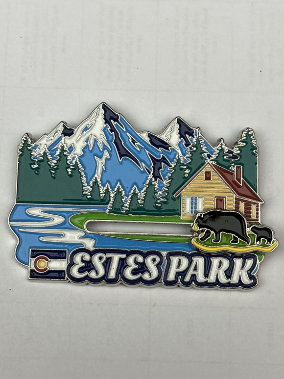 Estes Park Bear And Cub Magnet- Item# Mag 7321 (12 Per Pack)
