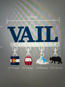 Custom 4 Charm Magnet (288 Per Carton / 576 Min Qty)