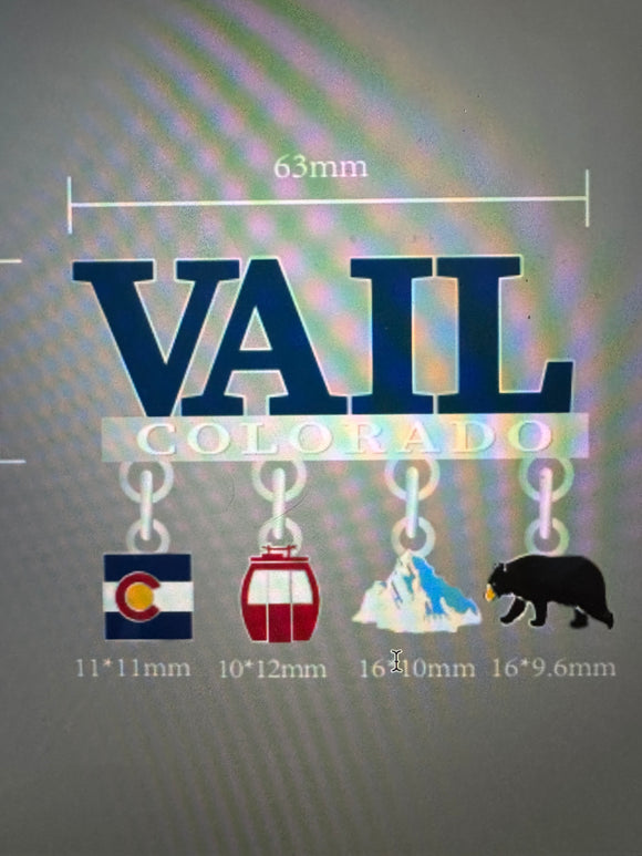Custom 4 Charm Magnet (288 Per Carton / 576 Min Qty)