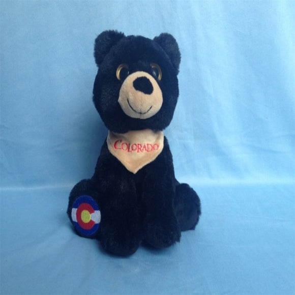 Custom Plush Black Bear- 60 Min Qty