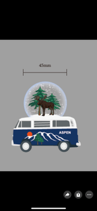 R&R Sports Aspen Snowglobe Bus- Item# Globe 7208 (72 Per Master Carton)