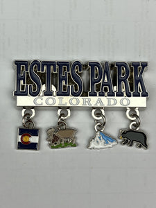 Estes Park 4 Charm Magnet- Item# Mag 7314 (12 Per Pack)
