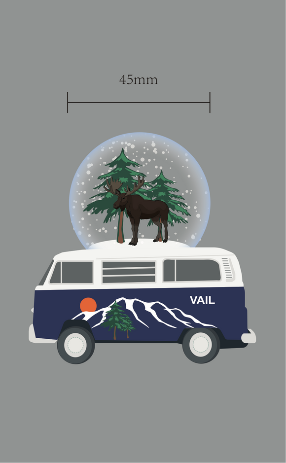 R&R Sports Vail Snowglobe Bus- Item# Globe 7185 (72 Per Master Carton)