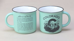 14oz Mug MTN Mint- Item# Mug 1809 (12 Per Pack)