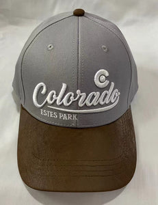 Cap “Estes Park” Cap Grey- Item# Cap 2264 (12 Per Pack)