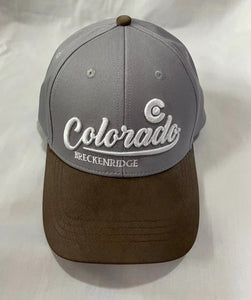 Cap “Breckenridge” Grey- Item# Cap 2202 (12 Per Pack)