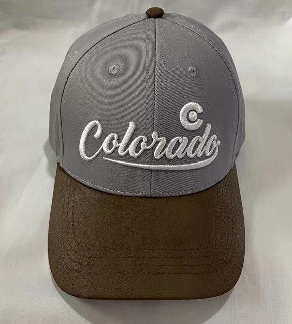 Cap “Colorado” Grey- Item# Cap 2295 (12 Per Pack)