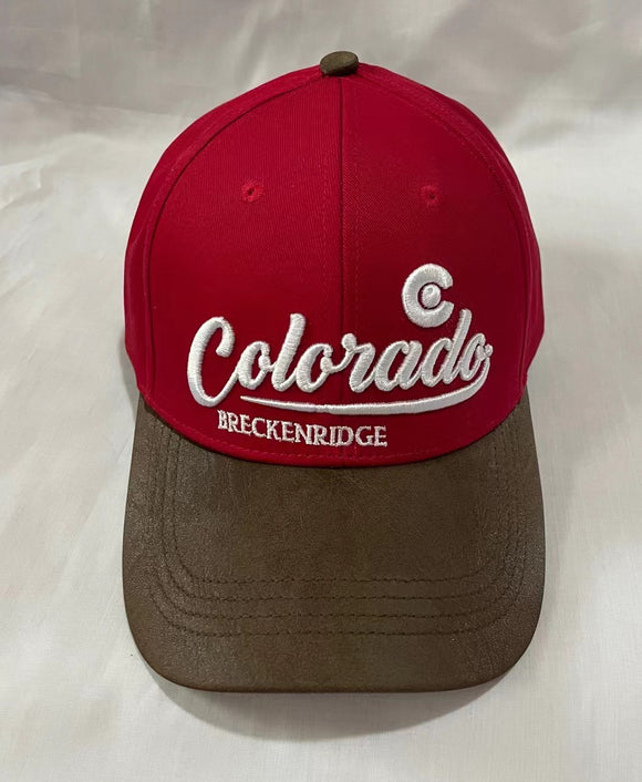 Cap “Breckenridge” Red- Item# Cap 2196 (12 Per Pack)