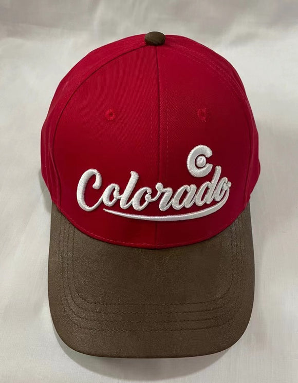 Cap “Colorado” Red- Item# Cap 2288 (12 Per Pack)