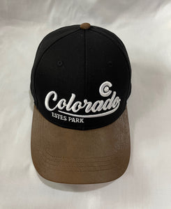 Cap “Estes Park” Black- Item# Cap 2271 (12 Per Pack)