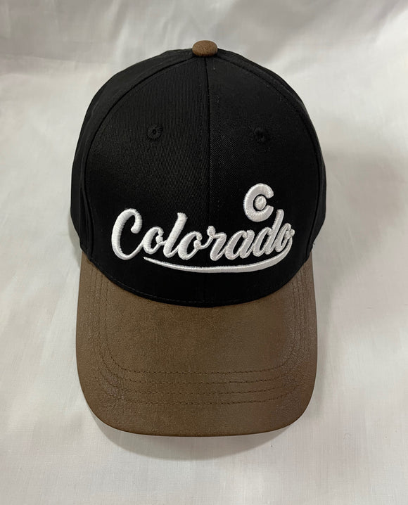 Cap “Colorado” Black- Item# Cap 2301 (12 Per Pack)
