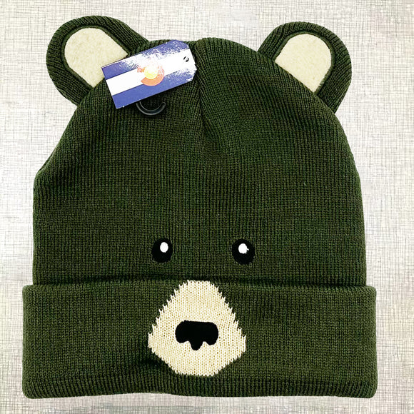 Colorado Youth Bear Beanie- Item# Hat 9332 (6 Per Pack)