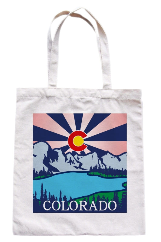 CO Canvas Bag Sunset-Item# Bag 5197 (12 Per Pack)