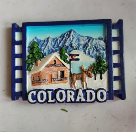 Colorado Handpainted Film Magnet: Item# Mag 6546 (12 Per Pack)