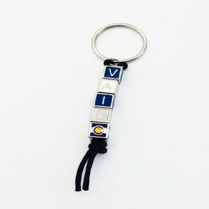 Colorado "Vail" Block Keychain-Item# 3789 (12 Per Pack)