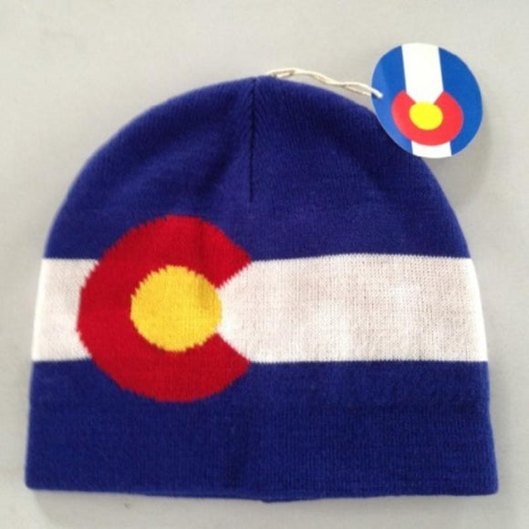 Colorado Flag Beanie Blue- Item# 5417 (6 Per Pack)