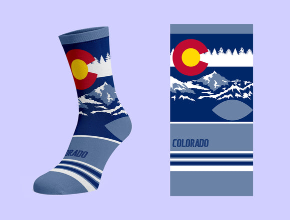 Colorado Sock MTN 1: Item# “Sock 8434” (6 Per Pack)