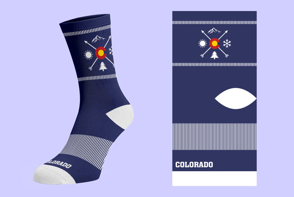 Colorado Sock MTN 2: Item# “Sock 8441” (6 Per Pack)