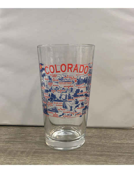 Colorado Map Pint Glass/24 Pack - Save on Souves – P.S