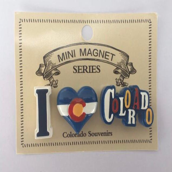 Colorado Mini Magnet I Heart Colorado