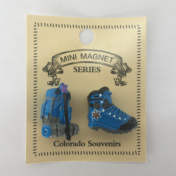 Colorado Mini Magnet Backpack & Hiking Boot