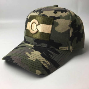 Colorado Flag Camo Cap- Item# 3468 (12 Per Pack)