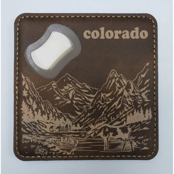 Colorado Coaster Mtn Design with Bottle Opener: Item# 6201 (12 Per Pack)