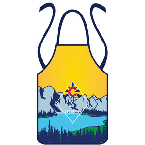 Colorado Apron "Mountain Design"- Item# 6119 (6 Per Pack)