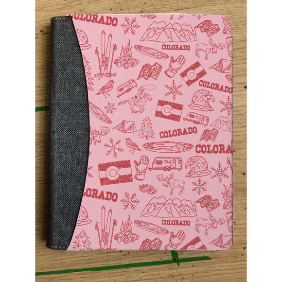 Colorado A5 Notebook Pink- Item# 6683 (6 Per Pack)