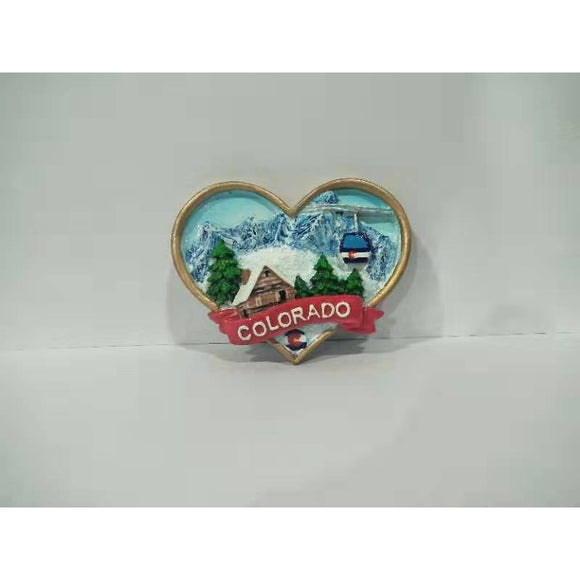 Colorado Handpainted Heart Shape- Item# Heart 6720 (12 Per Pack)