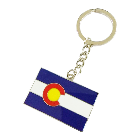 Colorado Flag Keychain- Item# 3994 (12 Per Pack)