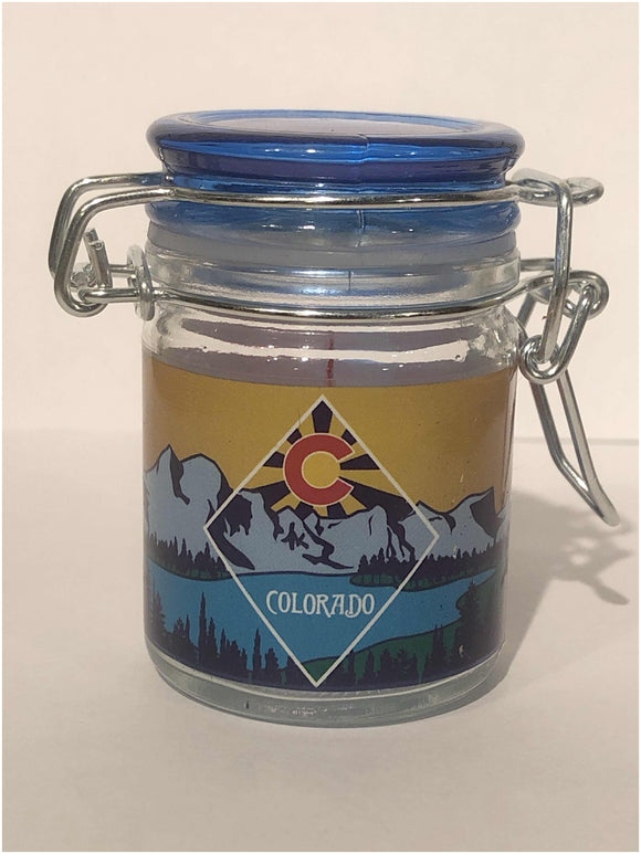 Colorado Stash Jar Mountain Design- Item #: Jar 8267 (12 Pack)