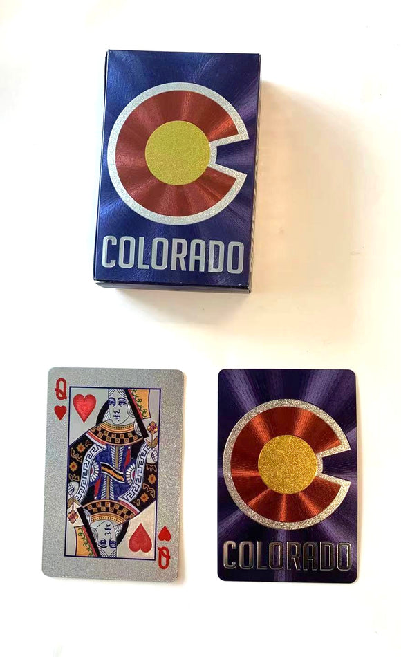 Colorado Playing Cards C Logo: Item# “Card 4954” (24 Card Packs + Display)