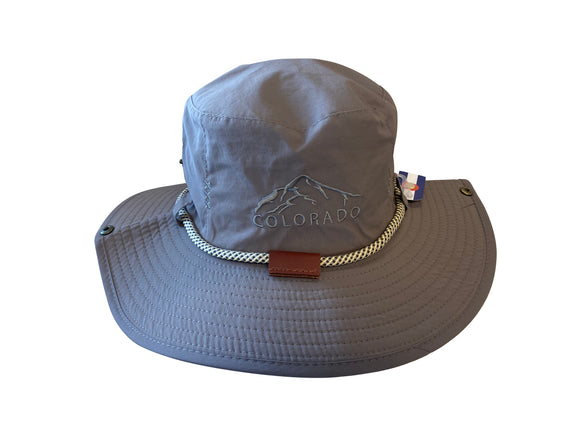 Bucket Hat Grey- Item# Bucket 6040 (12 Per Pack)