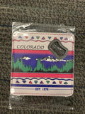 Colorado Coaster Retro Design With Bottle Opener:Item#: Coaster 2707 (12 Per Pack)