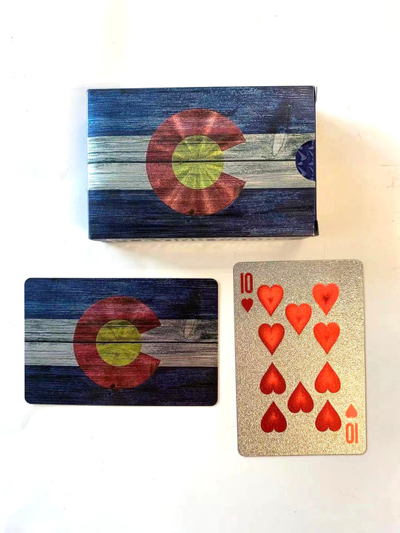 Colorado Playing Cards Woodgrain: Item# “Card 4930” (24 Card Packs + Display)