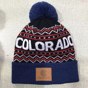 Colorado Beanie Navy- Item# “Hat 3773” (6 Per Pack)