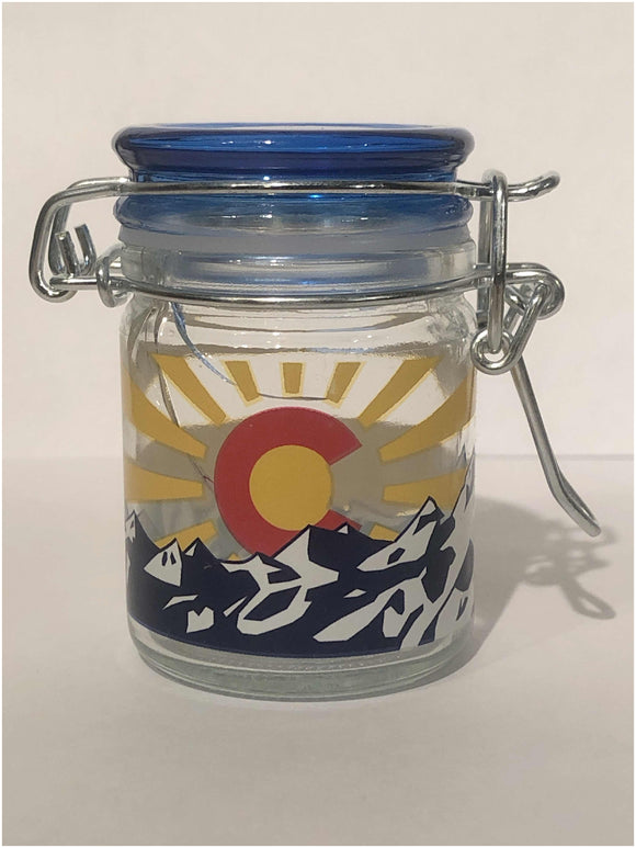 Colorado Stash Jar “Sunbeam”-Item #: Jar 8250 (12 Pack)