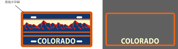 Colorado License Magnet Bronco- Item# Plate 3964(12 Per Pack)