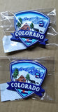 Colorado Handpainted Badge Magnet: Item# Mag 9417  (12 Per Pack)