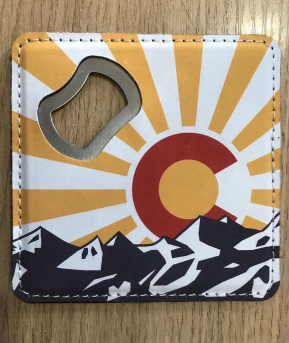 Colorado Coaster Sunbeam With Bottle Opener-Item #: Coaster 3963 (12 Per Pack)