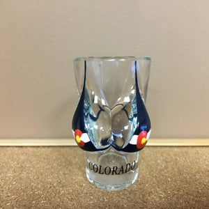 CO Bikini Shot Glass- “Colorado"- Item #: Bikini Shotglass 5721 (12 Per Pack)